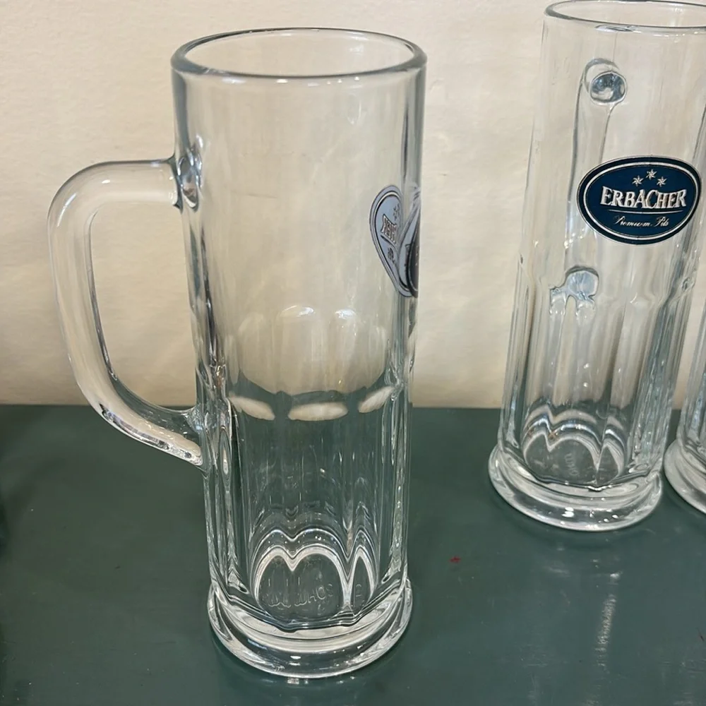 Erbacher Branded German Beer Mugs - Set of 4